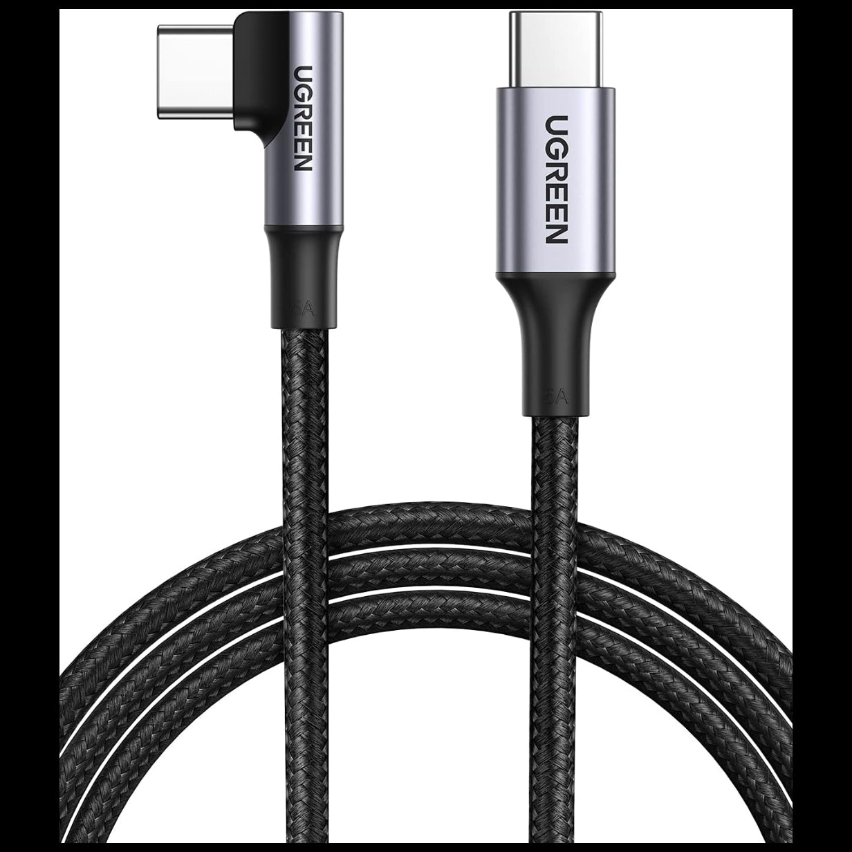 UGREEN 100W Right Angle USB C to USB C Fast Charging Cable / US334