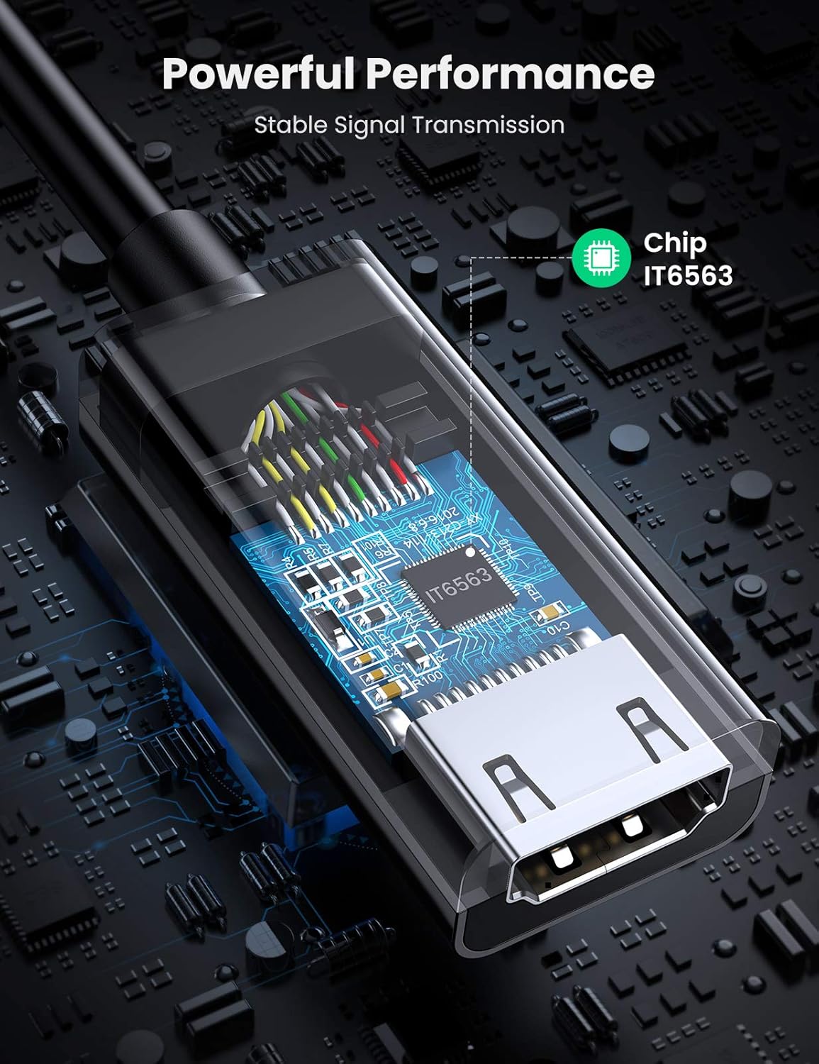 UGREEN DisplayPort to HDMI Female Converter 25cm /MM137