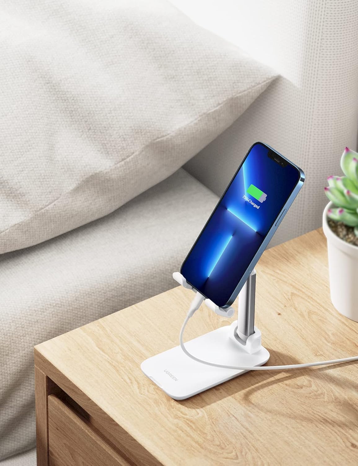 UGREEN Foldable Multi-Angle Phone Desktop Stand With Height Adjustable-Multicolor / LP3733