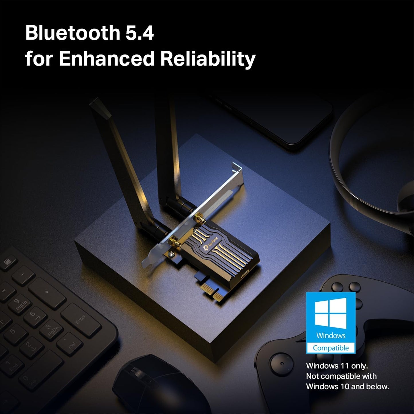 Tp-Link Archer TBE400E | BE6500 Wi-Fi 7 Bluetooth 5.4 PCIe Adapter