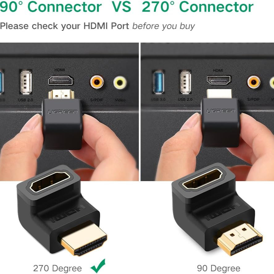 محول HDMI من ذكر إلى أنثى من UGREEN Up / 20110