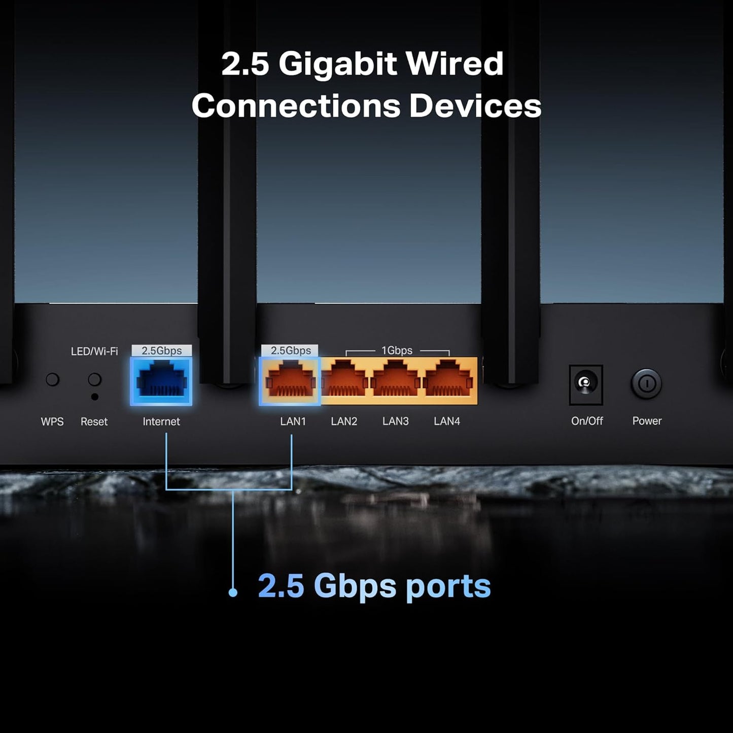 Tp-Link Archer BE400 | BE6500 Dual-Band Wi-Fi 7 Router