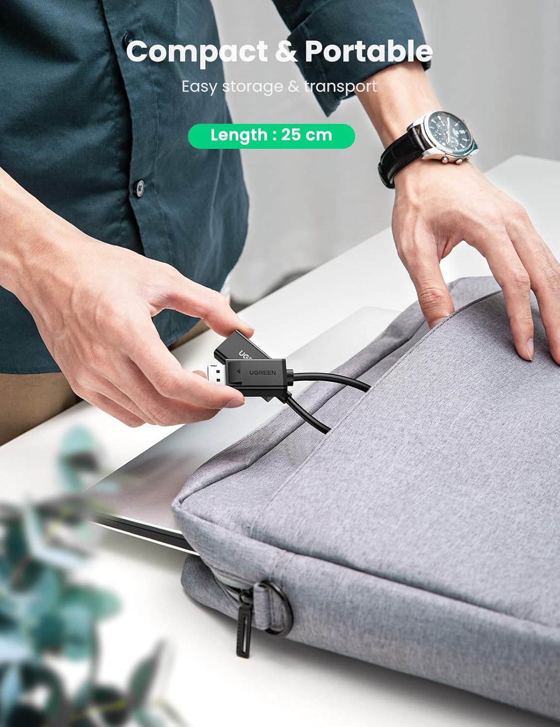 UGREEN DisplayPort to HDMI Female Converter 25cm /MM137