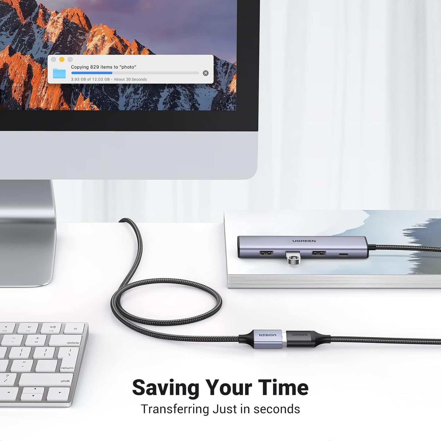 Ugreen USB 3.0 male to female extension cable /US115