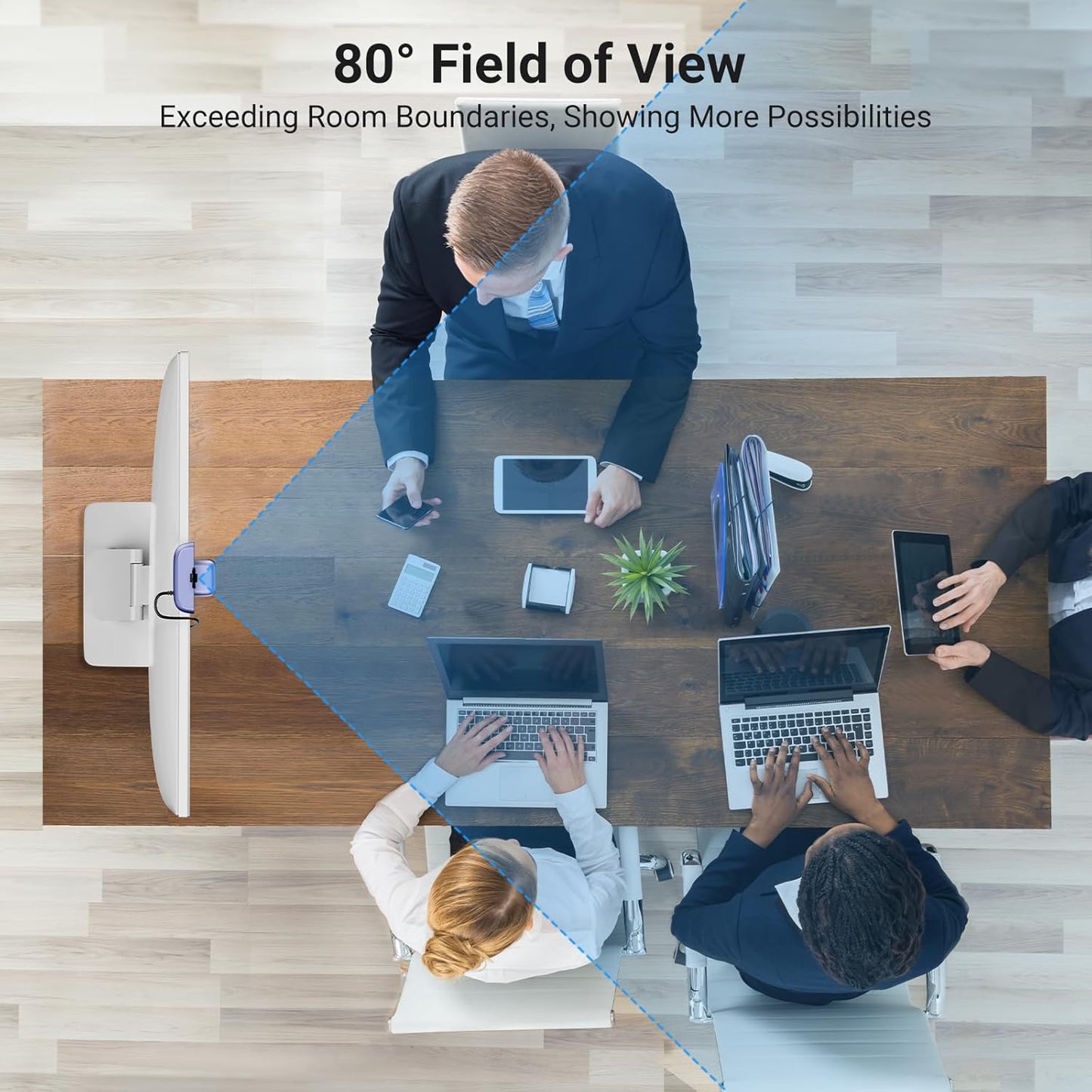 كاميرا ويب UGREEN 2K، كاميرا ويب عالية الدقة 1080 بكسل للكمبيوتر الشخصي، كاميرا ويب مع التركيز التلقائي/25442