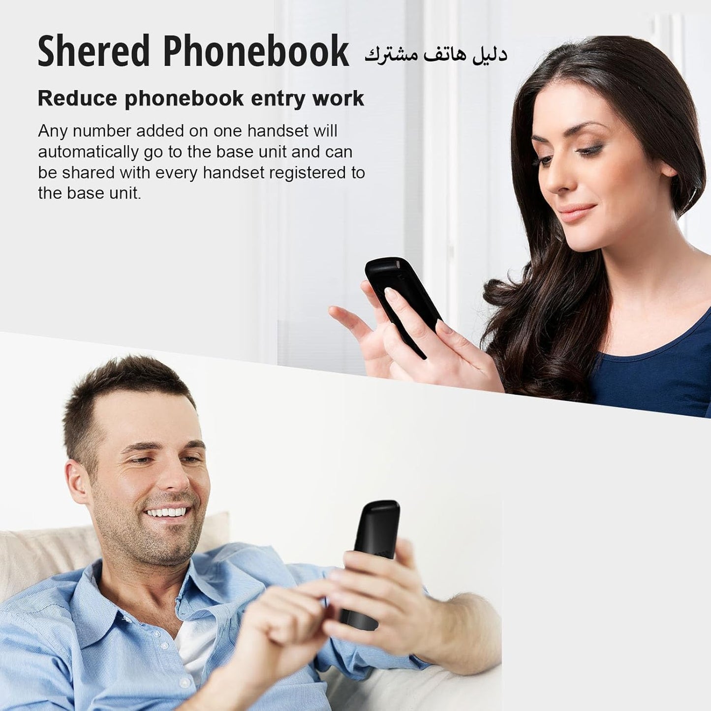 Panasonic Cordless Phone, 3 Sets, KX-TGC413