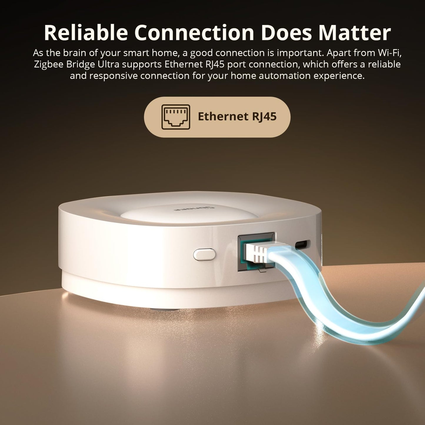 Sonoff Zigbee Bridge Ultra (ZBBridge-U) - موزع ذكي Zigbee 3.0 متوافق مع Matter مع Ethernet وWiFi