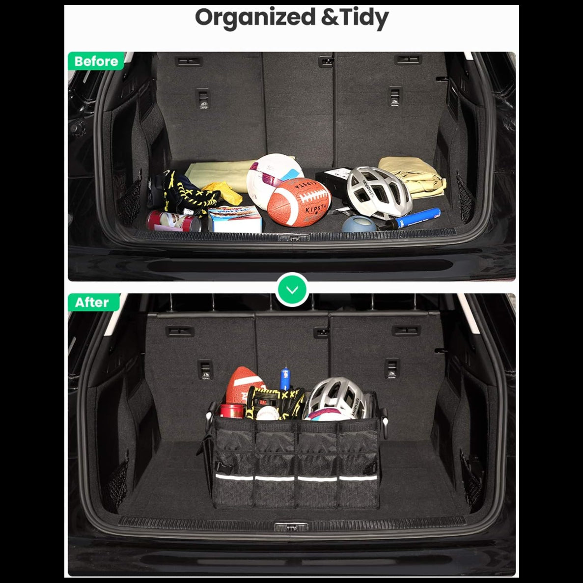 UGREEN Multifunctional Car Trunk Organizer Black / 80710