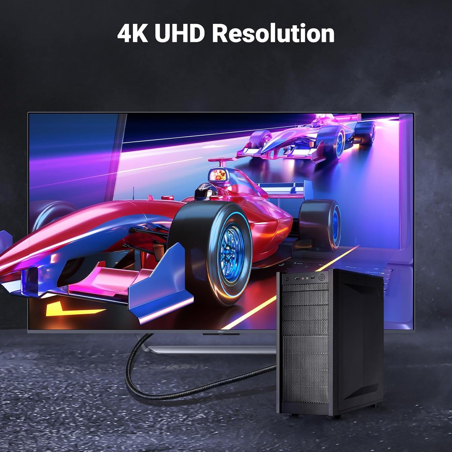 Ugreen unidirectional DisplayPort to HDMI Cable 4K 30Hz / DP101