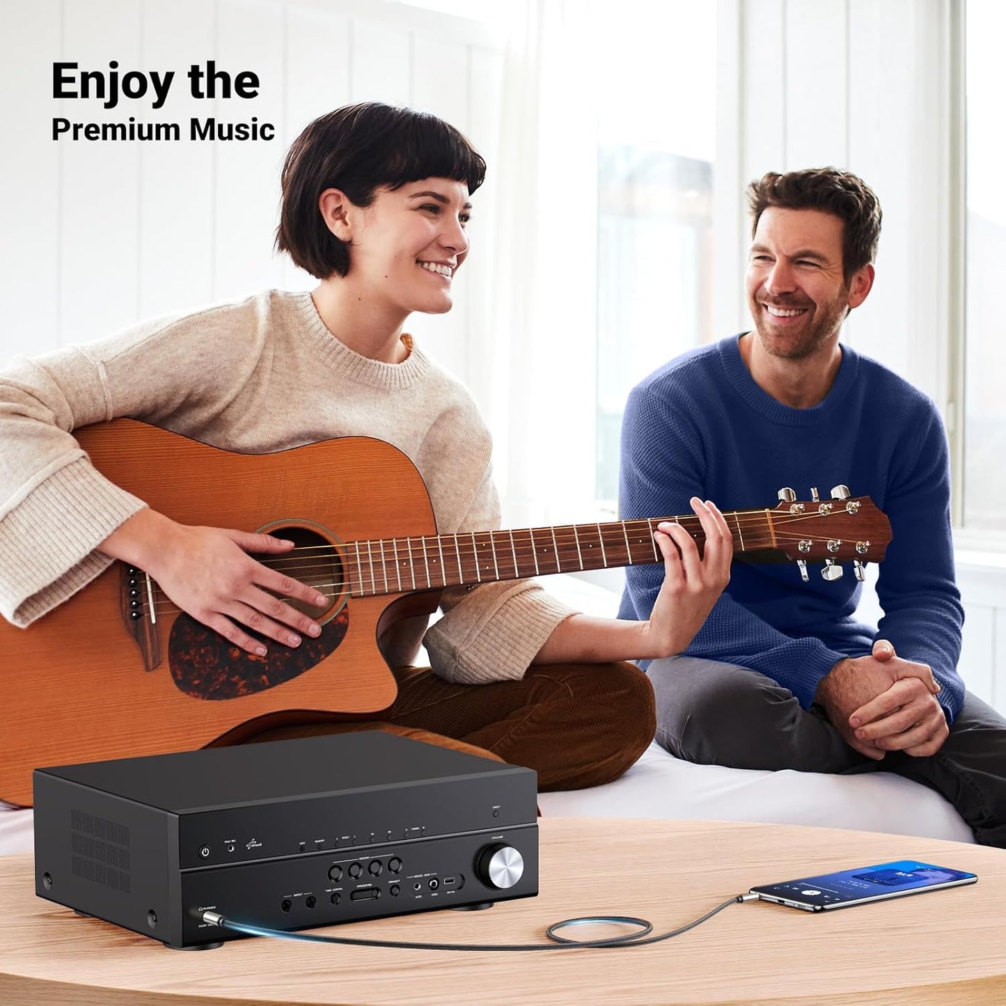 UGREEN Audio TRS Cable Mini Jack 3.5mm / Jack 6.35mm - Gray / AV127