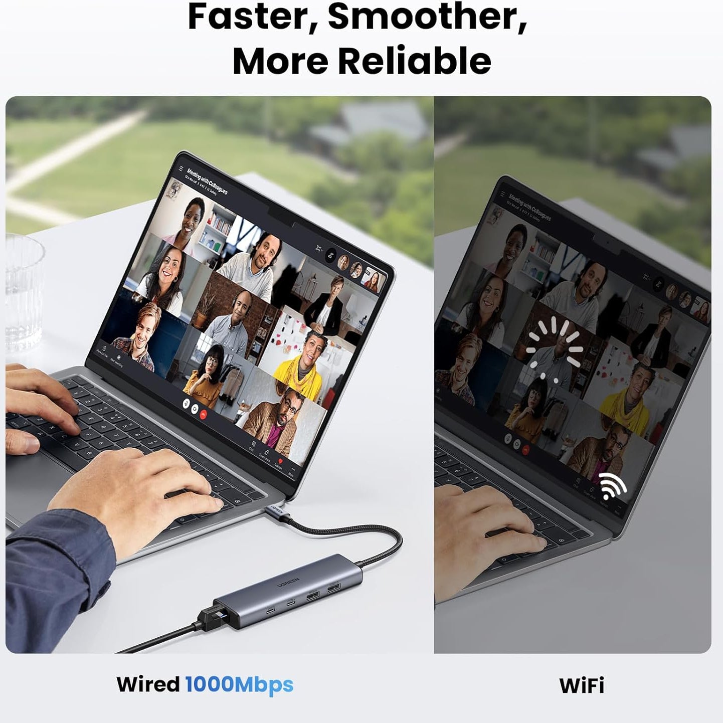 موزع محول USB-C إلى Ethernet من UGREEN / 45320