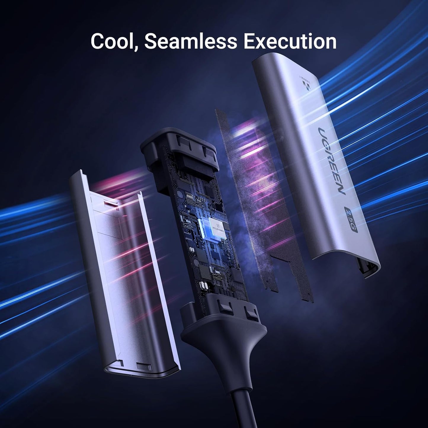 محول يوجرين USB C إلى إيثرنت 2.5 جيجا، محول إيثرنت / 25052