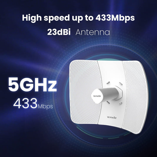Tenda 5GHz Outdoor Access Point High Gain upto 20km | O8