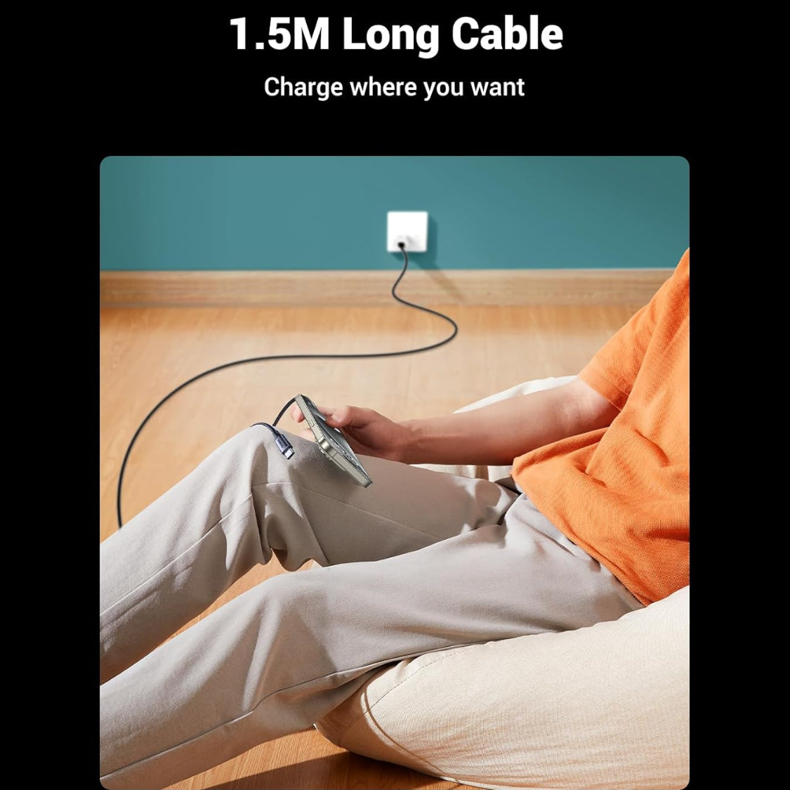 UGREEN 2-in-1 Universal 100W PD Fast Charging Cable (1.5 Meter) /35087