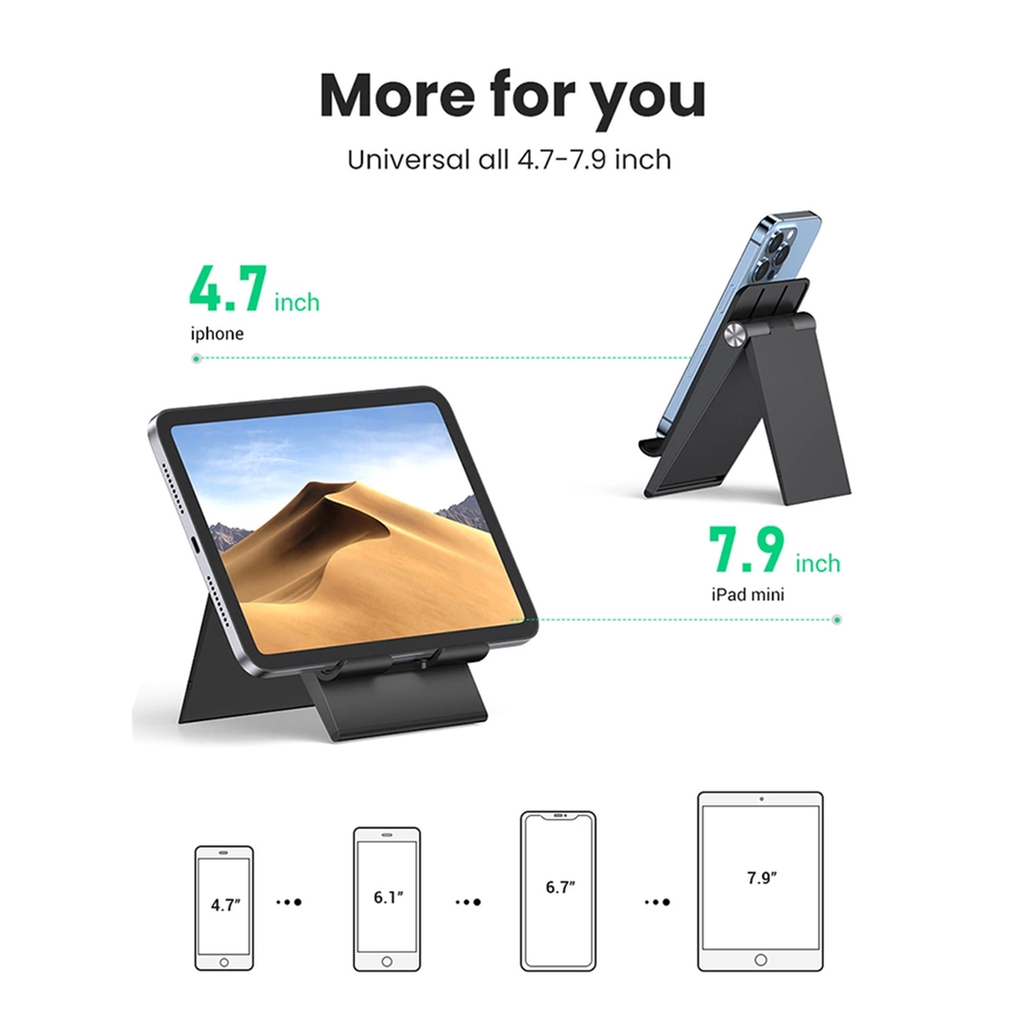 UGREEN Multi-Angle Phone Stand With Height Adjustable -Multicolor/ LP247
