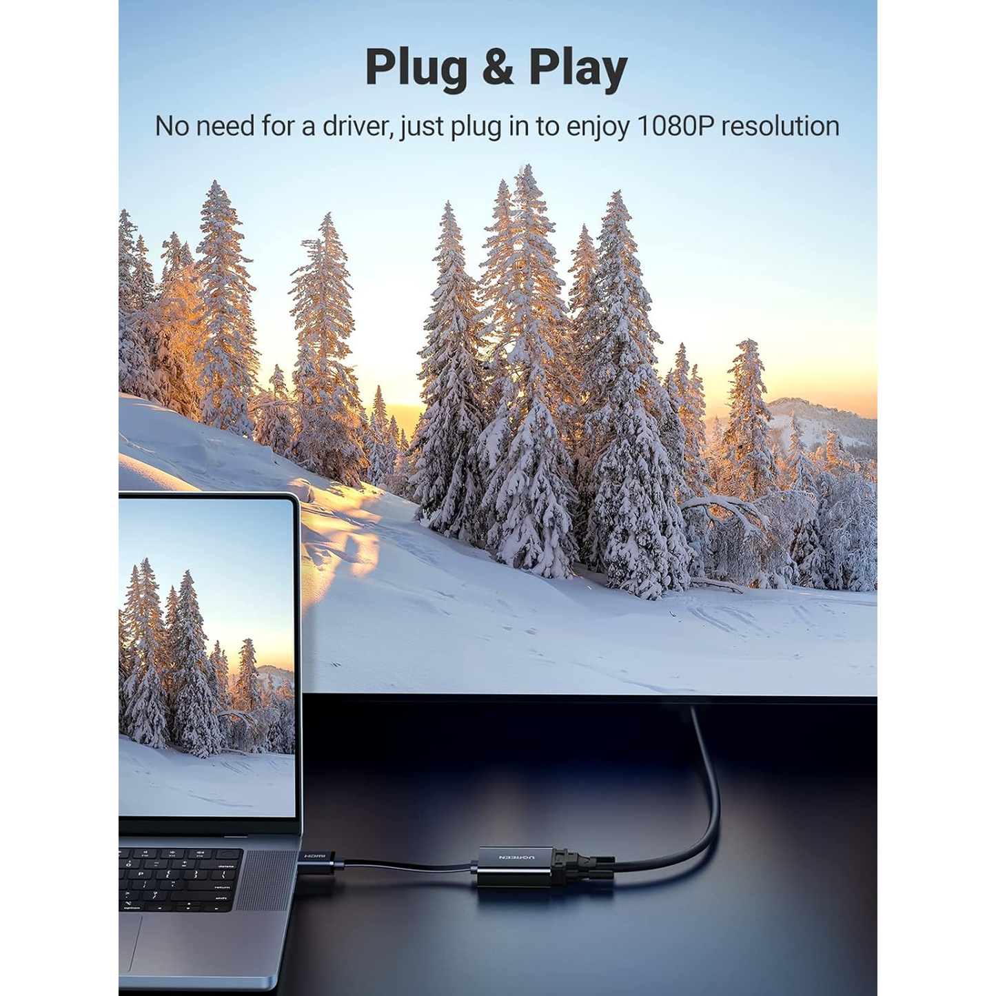 UGREEN HDMI to VGA Adapter Converter / 90813