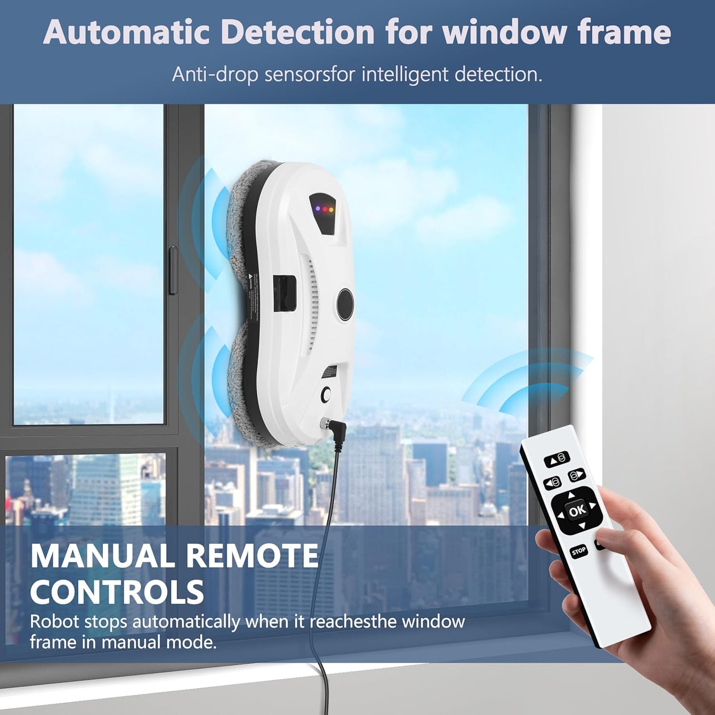 روبوت تنظيف النوافذ الذكي W13