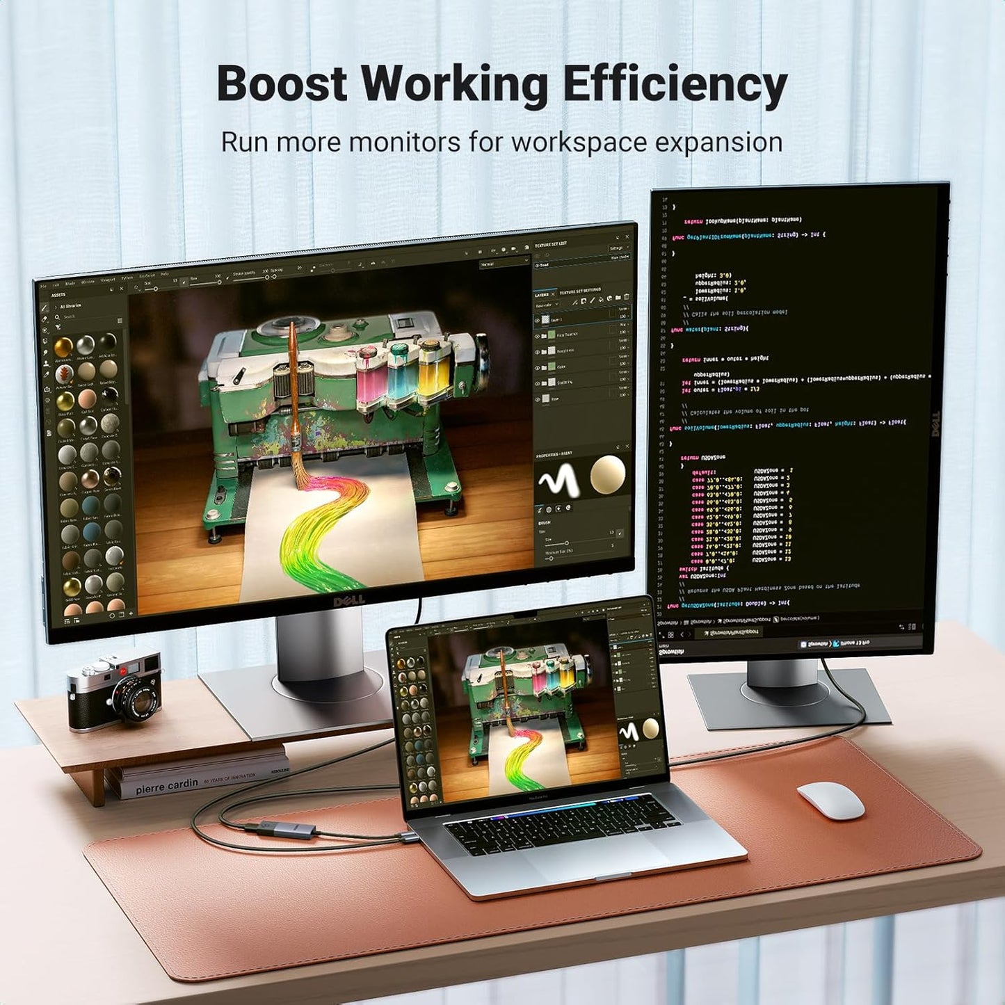 محول يوجرين USB Type C إلى HDMI 2.1 بدقة 8K@60Hz / 50338