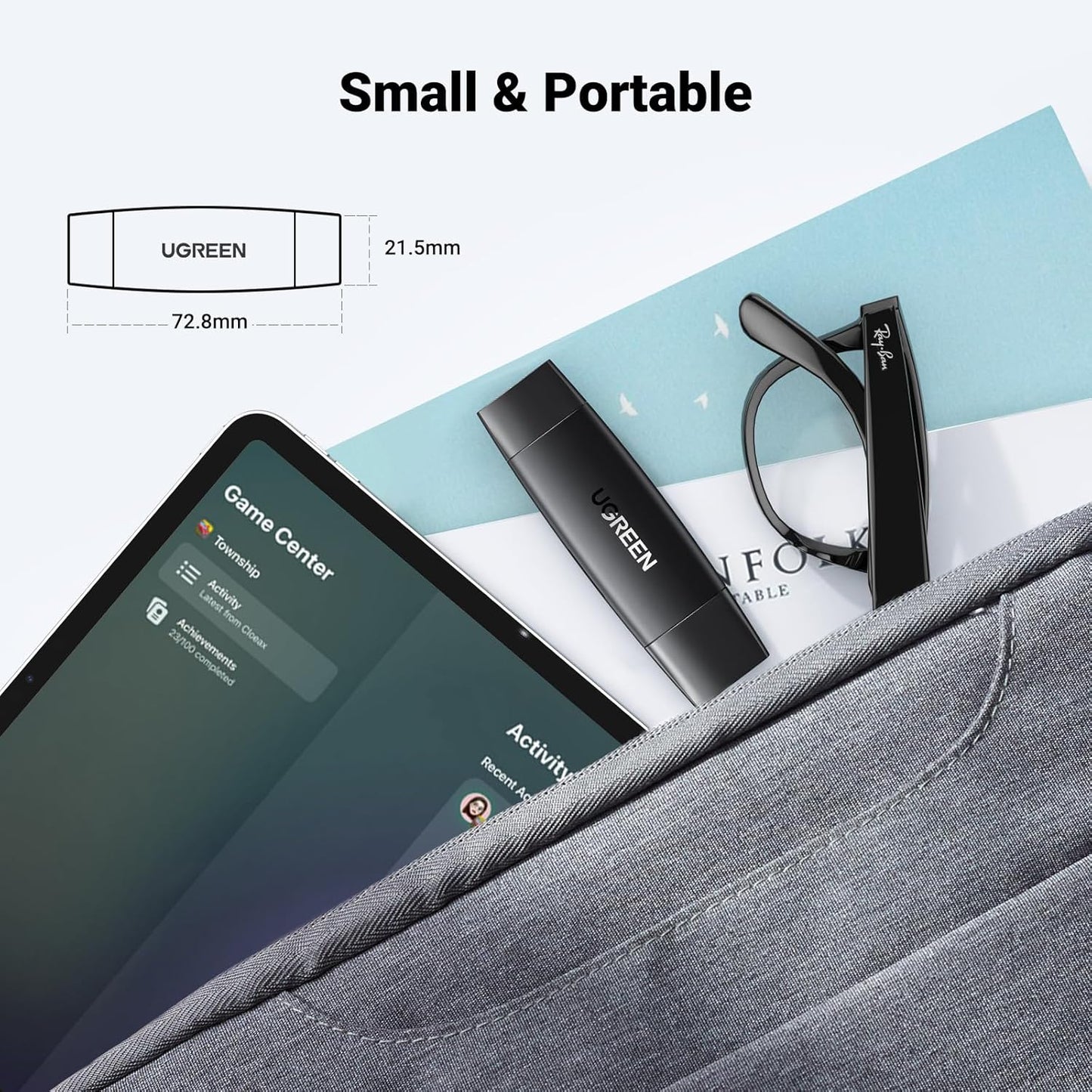 UGREEN 2 in 1 USB 3.0 & USB C SD Card Reader /80191