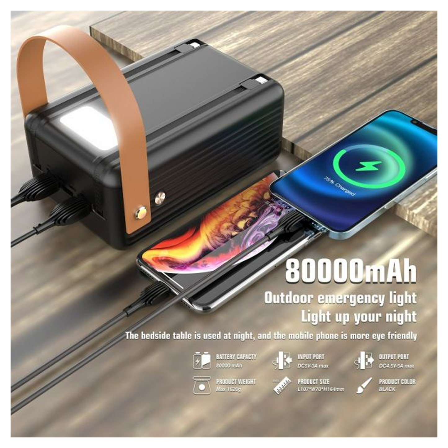 LENYES MagSafe Power Bank 80000mAh - PX891