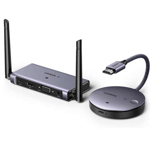 UGREEN 4K@30Hz Wireless HDMI Extender TX and RX 50 Meter Range / 90909A