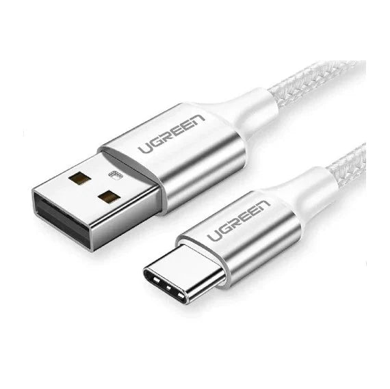 UGREEN USB-C Male To USB 2.0 A Male Cable (White) |US287 UGREEN USB-C Male To USB 2.0 A Male Cable (White) |US287