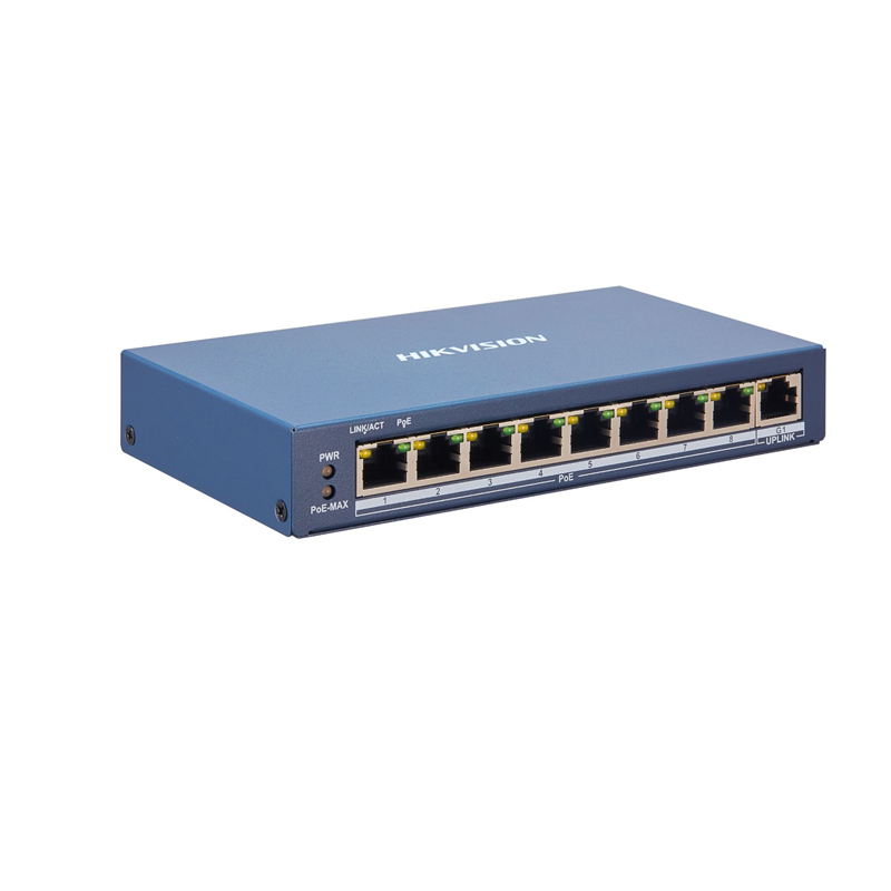 9 Port POE Switch | Hikvision DS-3E1309P-EI/M