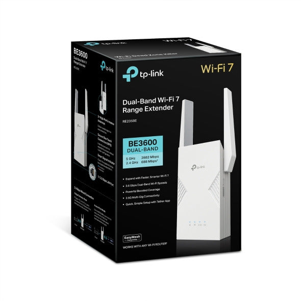 Tp-Link RE235BE | BE3600 Dual-Band Wi-Fi 7 Range Extender