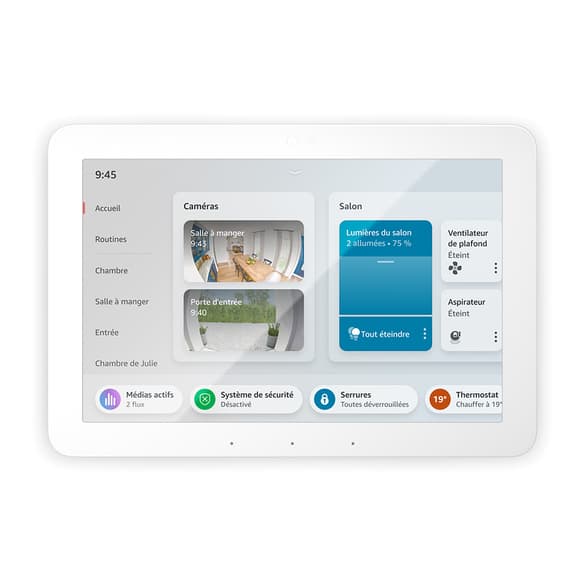 Amazon Echo Hub | لوحة تحكم منزلية ذكية مقاس 8 بوصات مع Alexa 