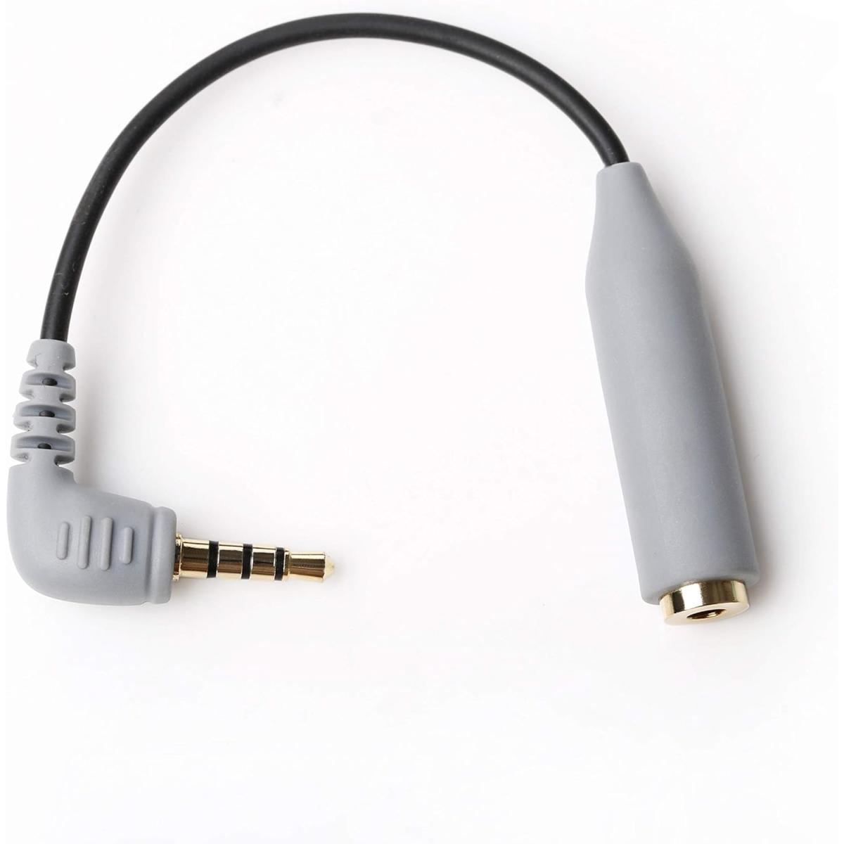 محول Boya BY-CIP2 3.5 مم TRS إلى TRRS للهواتف الذكية