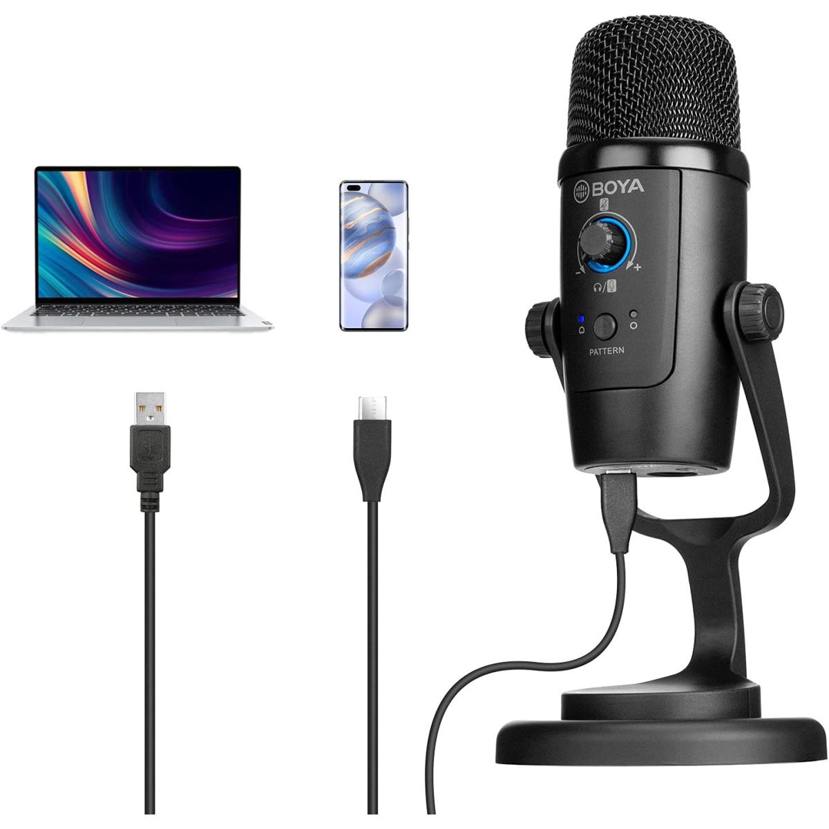 Boya BY-PM500 Wired Dual-Function USB Microphone