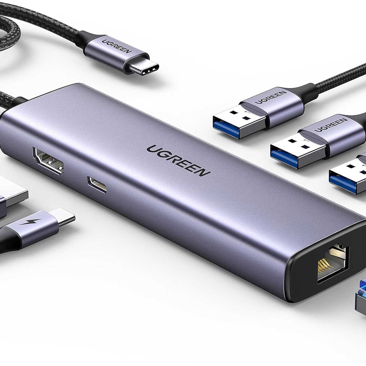 Ugreen 6-in-1 Multifunctional USB-C Hub / 45000 Ugreen 6-in-1 Multifunctional USB-C Hub / 45000