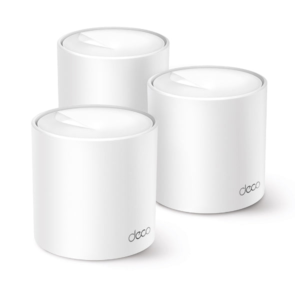Deco X10 / AX1500 Whole Home Mesh Wi-Fi 6 System (3 Pack)