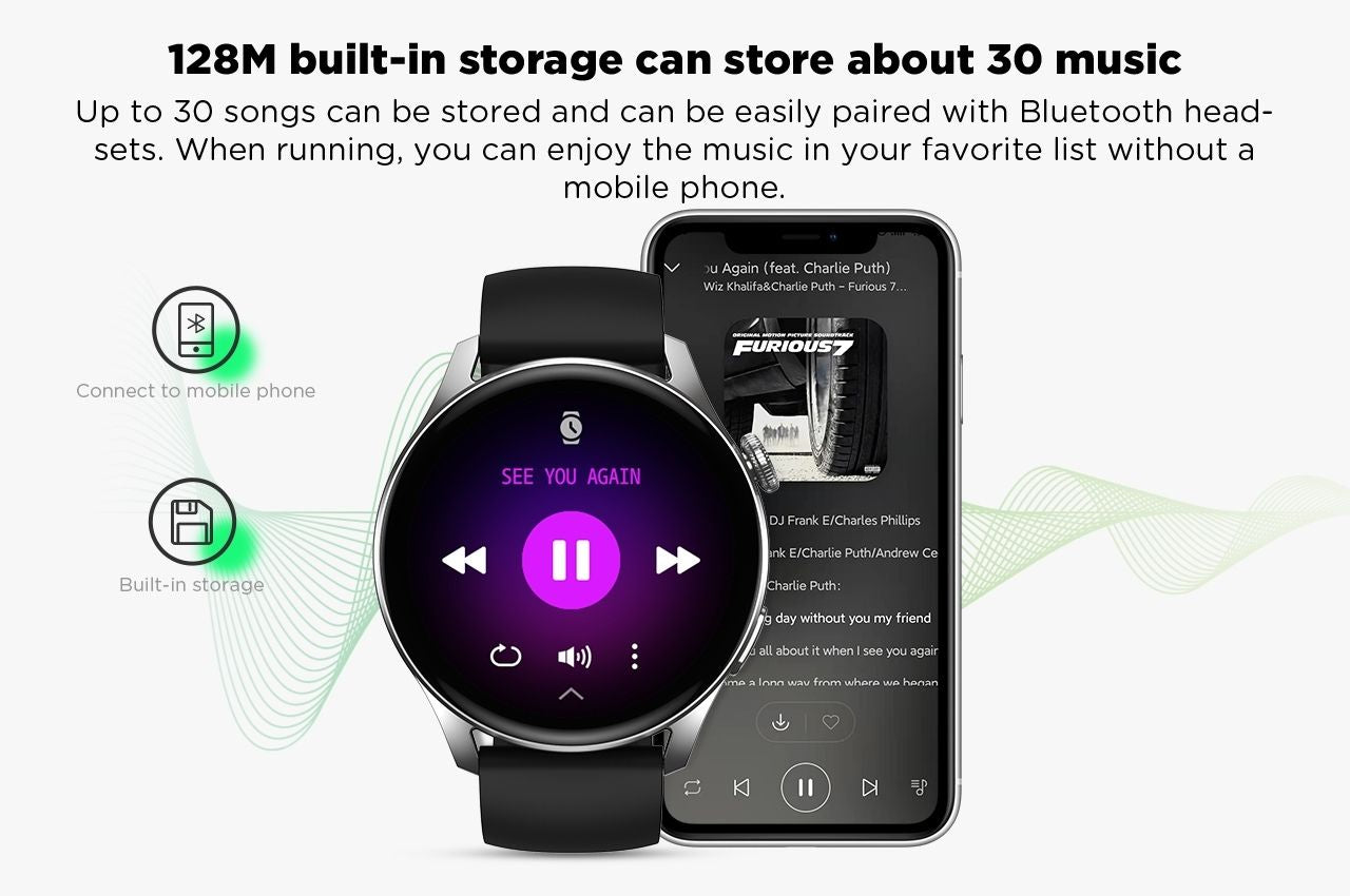ساعة ذكية G-Tab GT5 (أسود - فضي - ذهبي) -C ساعة ذكية G-Tab GT5 (أسود - فضي - ذهبي) -C