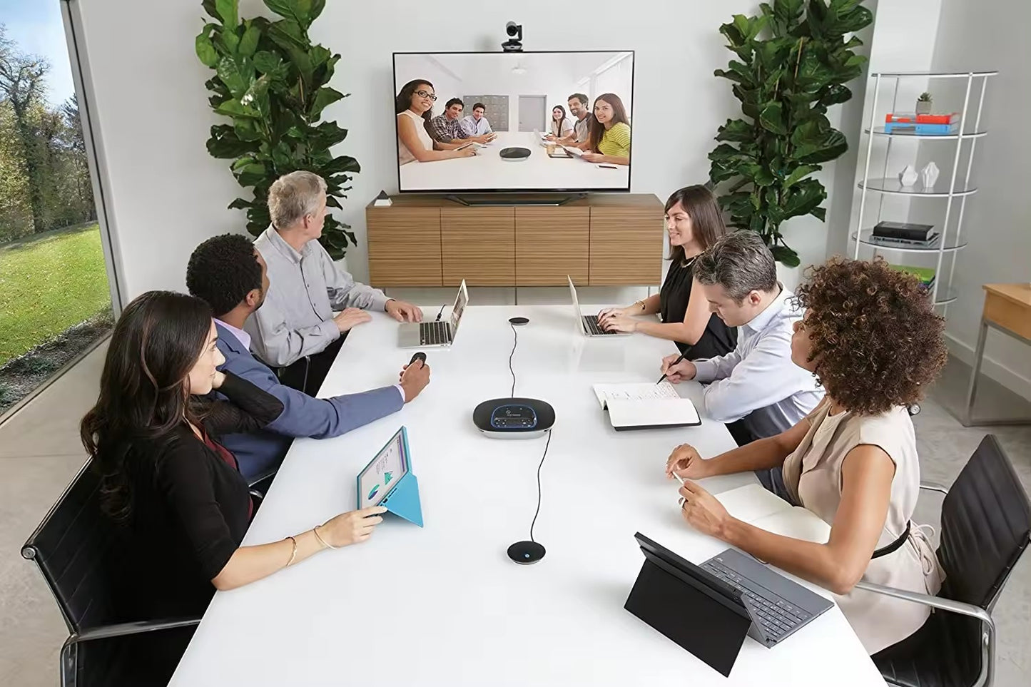 Logitech C3500 GROUP Video Conferencing System with STMP100 Expansion Microphones