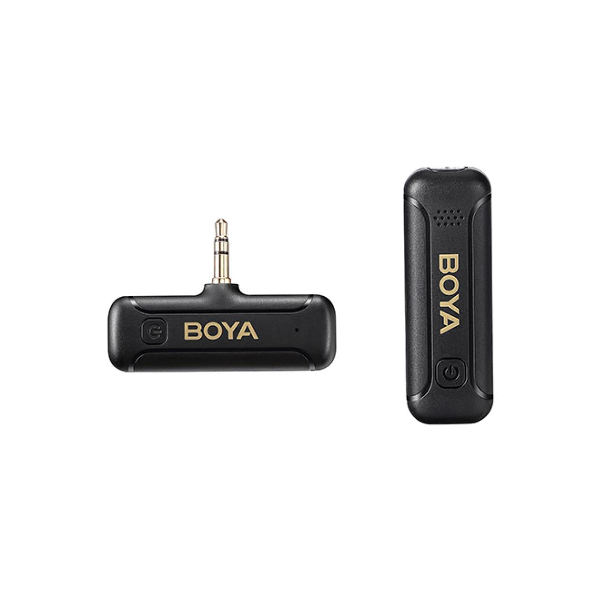 BOYA BY-WM3T2 2.4GHz AUX 3.5mm Wireless Microphone System (One Mic)