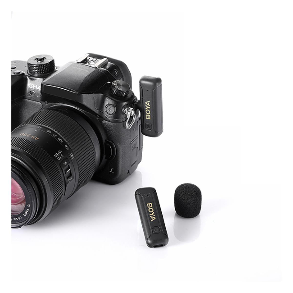 BOYA BY-WM3T2 2.4GHz AUX 3.5mm Wireless Microphone System (One Mic)