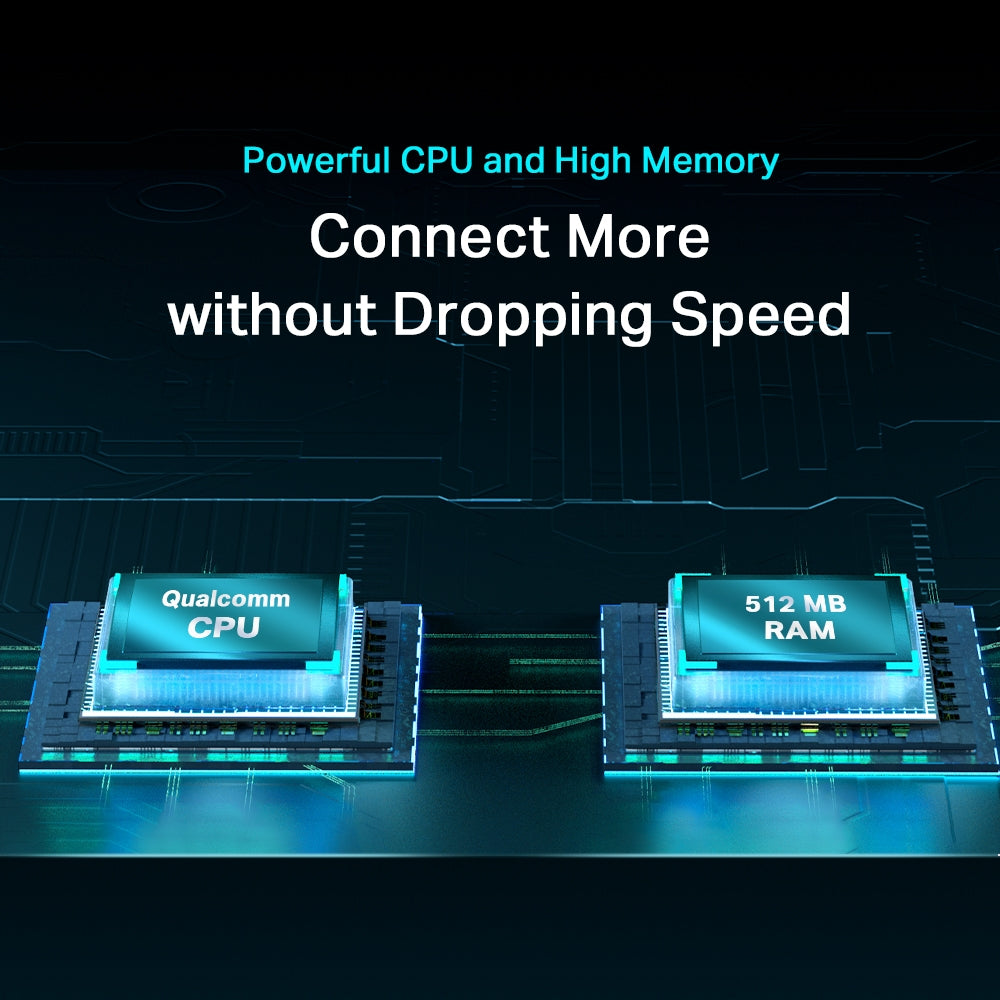 راوتر تي بي لينك  ثنائي النطاق جيجابت واي فاي 6 / AX3000- AX55