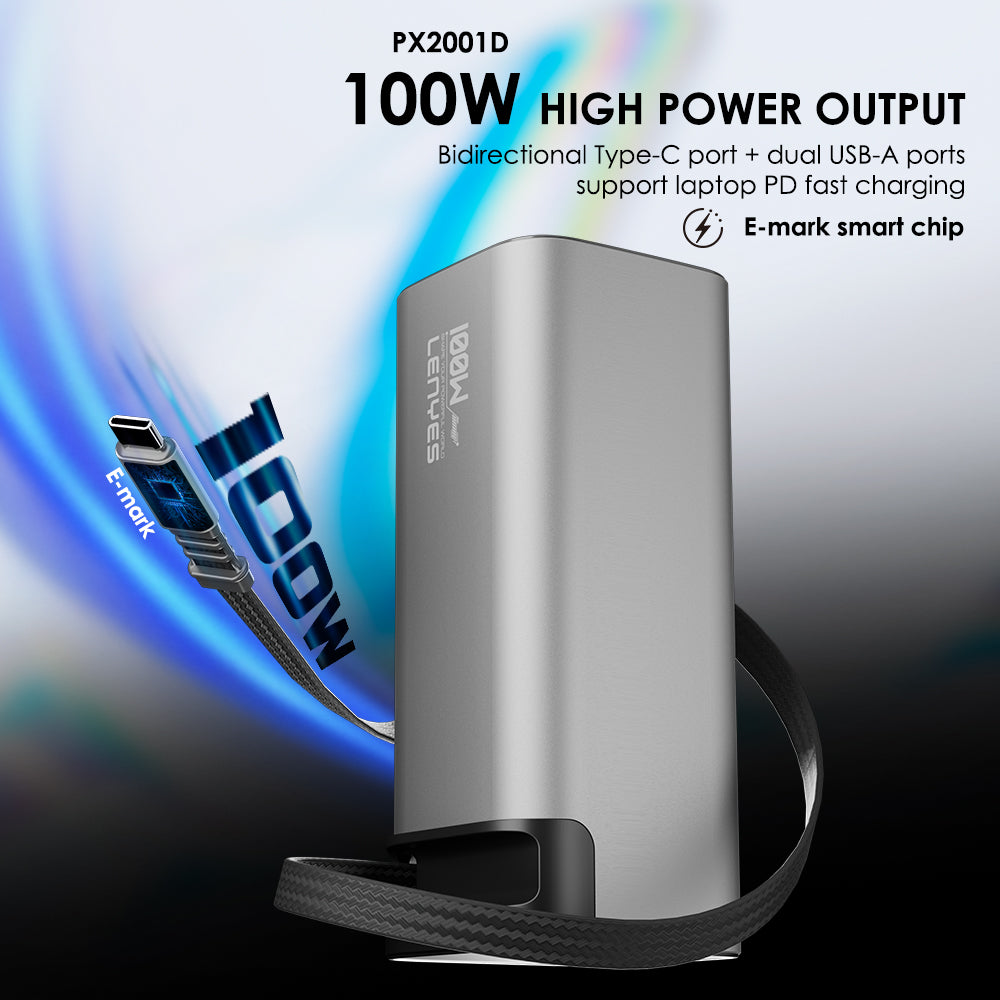 LENYES 100W Super Fast Power Bank 20000mAh - PX2001D