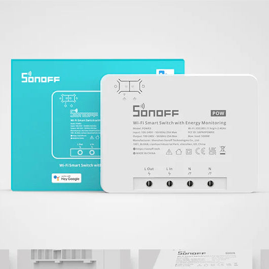 SONOFF POWR3 high-power smart switch 25A