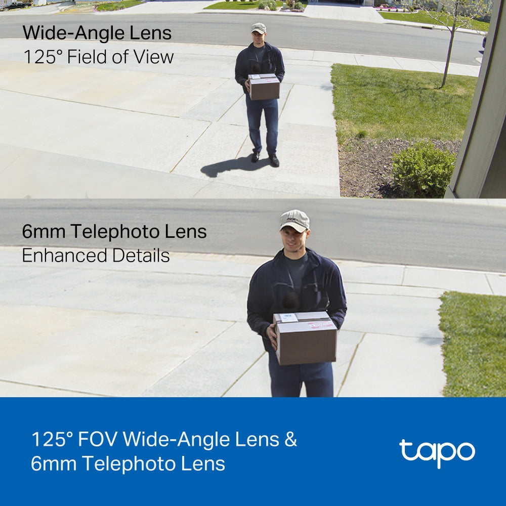 3MP Dual 2K Cameras | Smart Tracking | Indoor/Outdoor |Tapo C246D