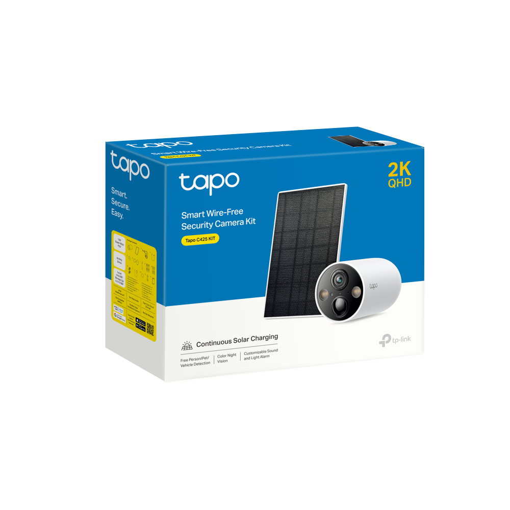 Tapo 4mp Smart Solar-Powered Security Camera | TC85 Kit
