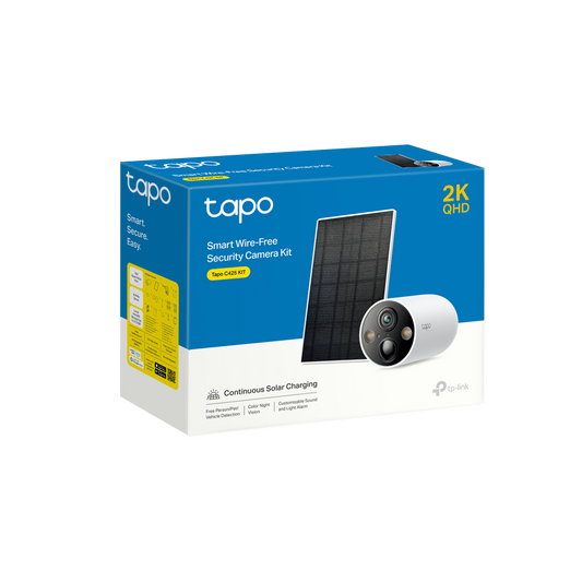 Tapo 4mp Smart Solar-Powered Security Camera | TC85 Kit