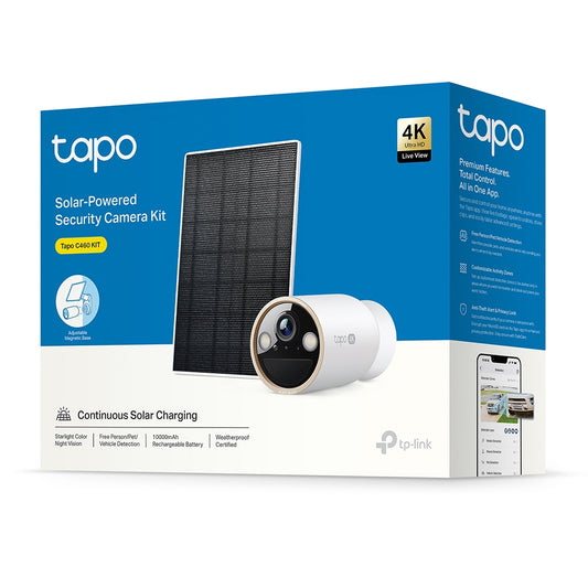 Tapo 8mp Smart Solar-Powered Security Camera | C460 Kit