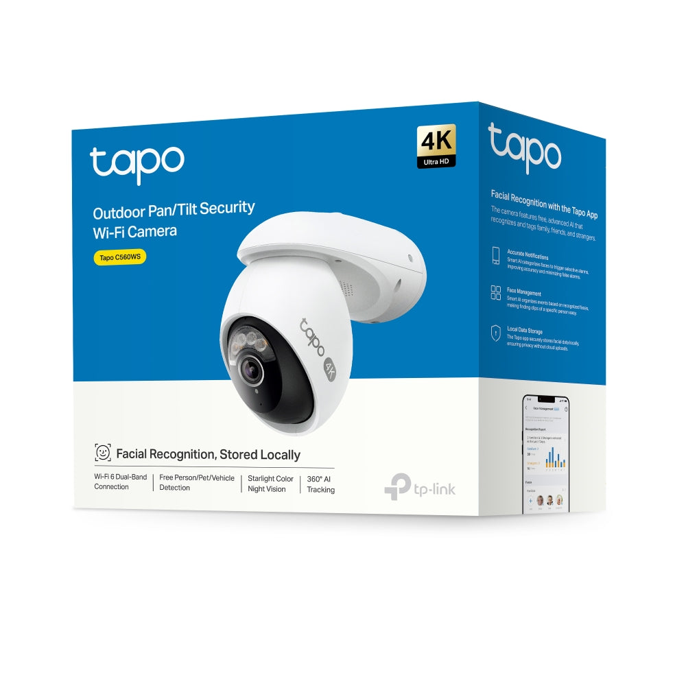 8MP 4K Camera | Smart Tracking |Tapo C560WS