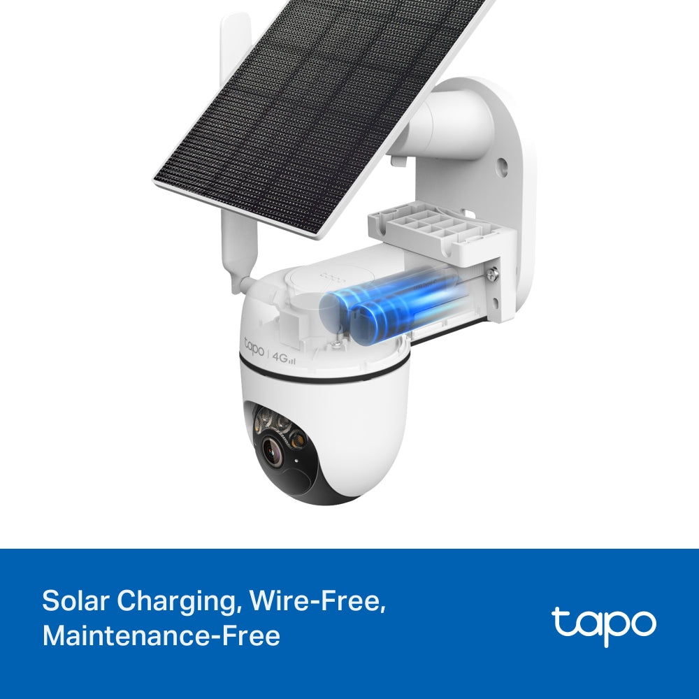 Tapo 4G Solar Powered 3mp Smart PT Outdoor Camera | C615G Kit