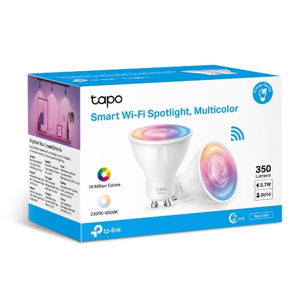 Tapo Smart Wi-Fi Spotlight, Dimmable, Color | Tapo L630 Tapo Smart Wi-Fi Spotlight, Dimmable, Color | Tapo L630