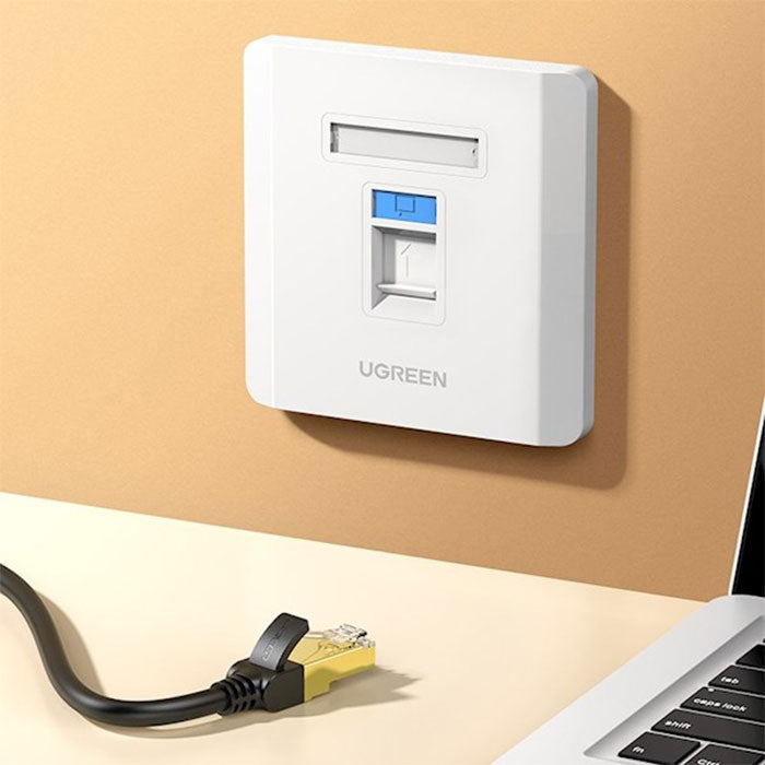 UGREEN Single-Port Wall Plate 1 pc - 80180 UGREEN Single-Port Wall Plate 1 pc - 80180
