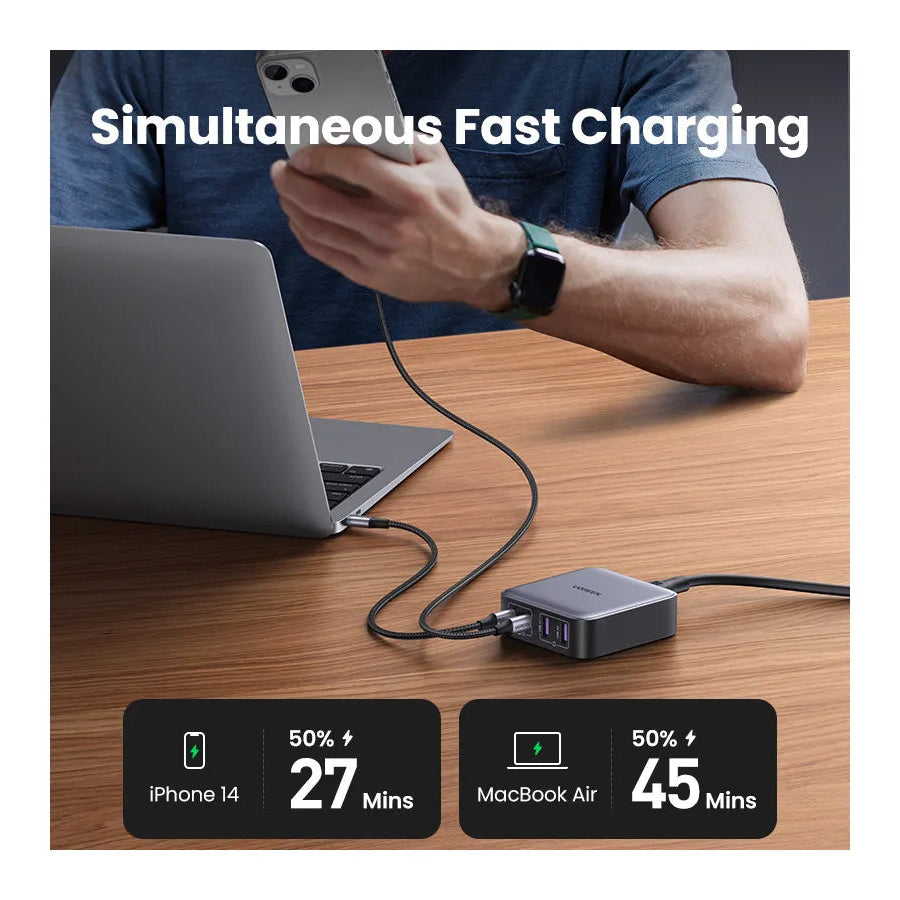 UGREEN Nexode 65W USB C GaN Table Charger / 90747