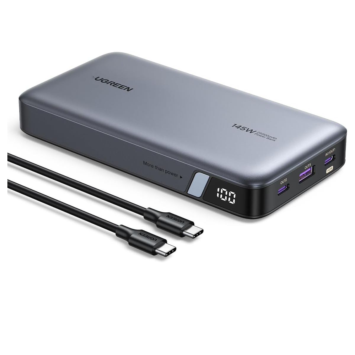 UGREEN 145W | 25000mAh for Laptop-3 Ports Power Bank / 90597A